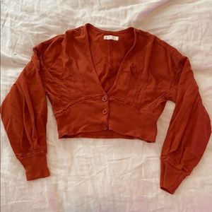Free People Claudia Tee, Cherry Chai